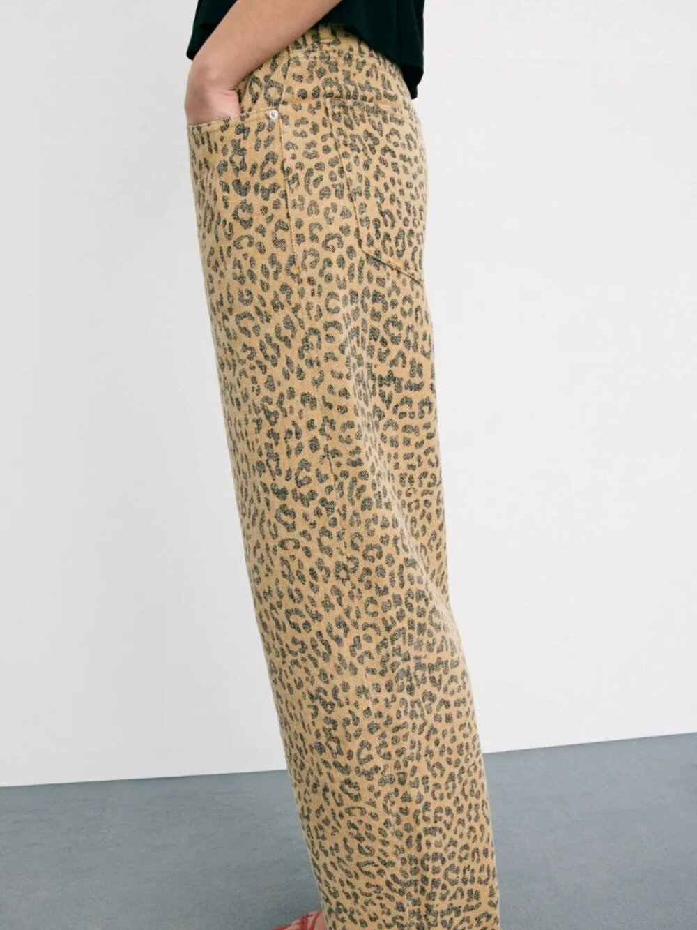 LE JEAN Nomad Leopard Ankle Jeans100% Cotton Size 26 - Picture 2 of 10